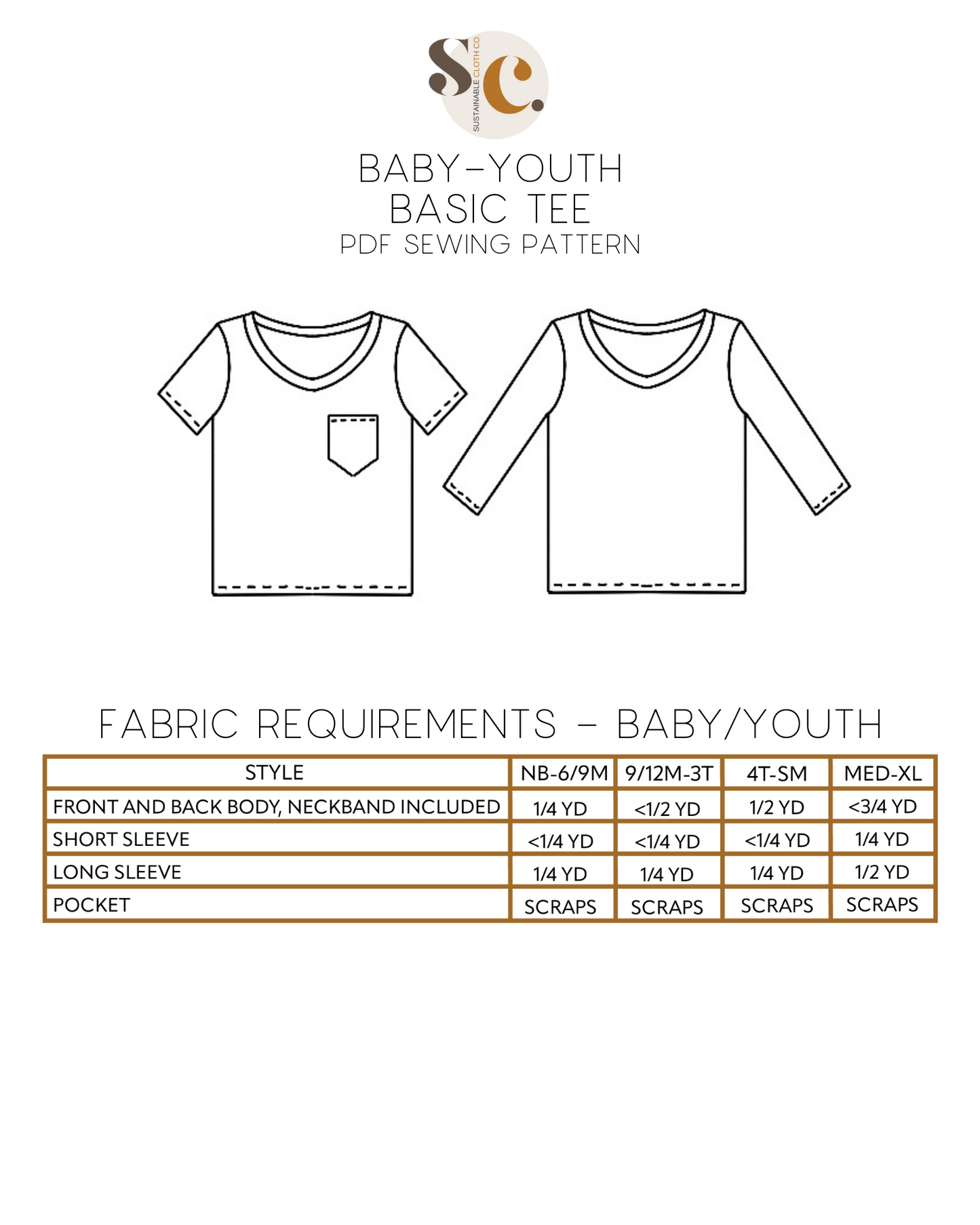 Adult and Baby-Youth Basic Tee Bundle