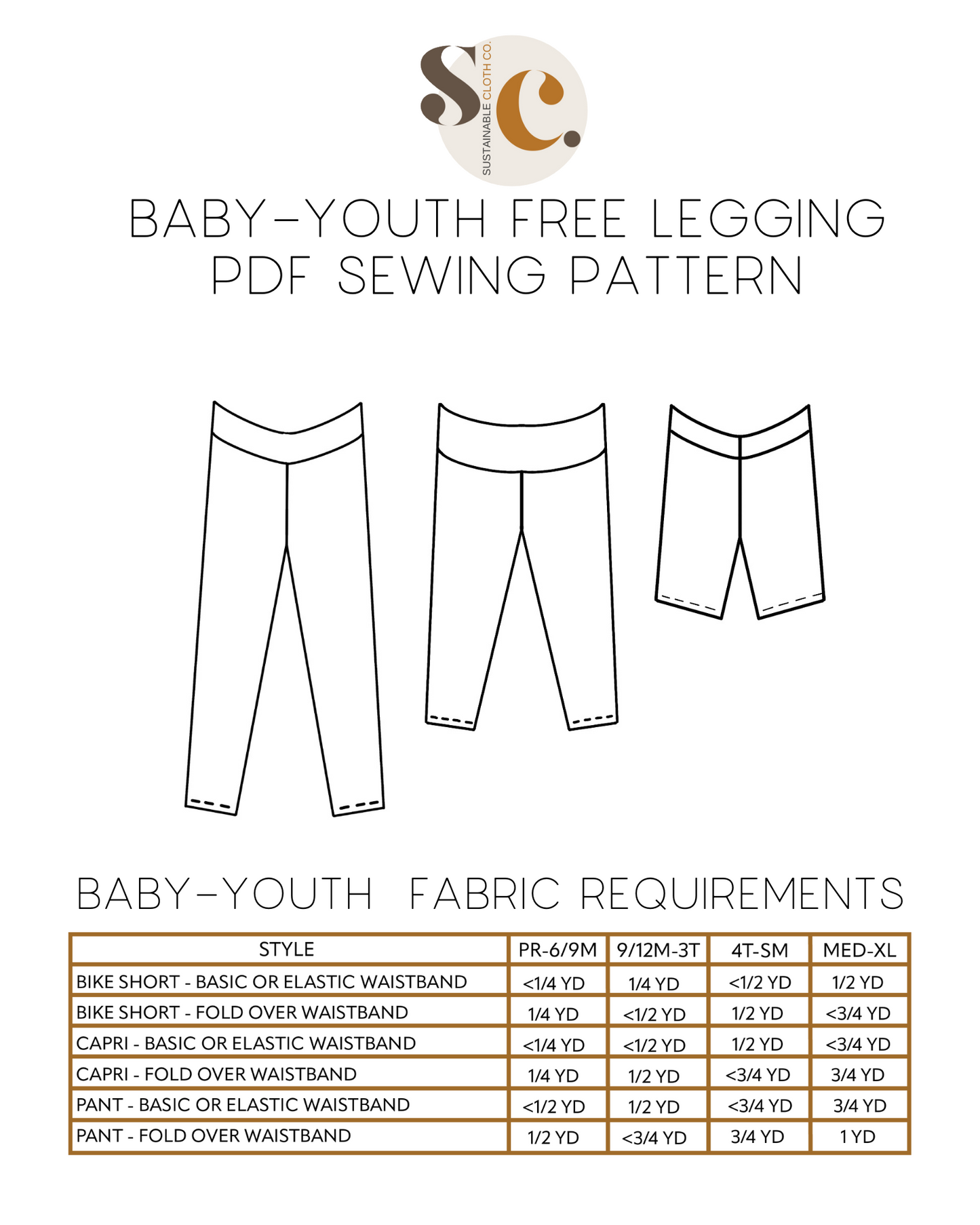 Adult and Baby-Youth Free Legging Bundle