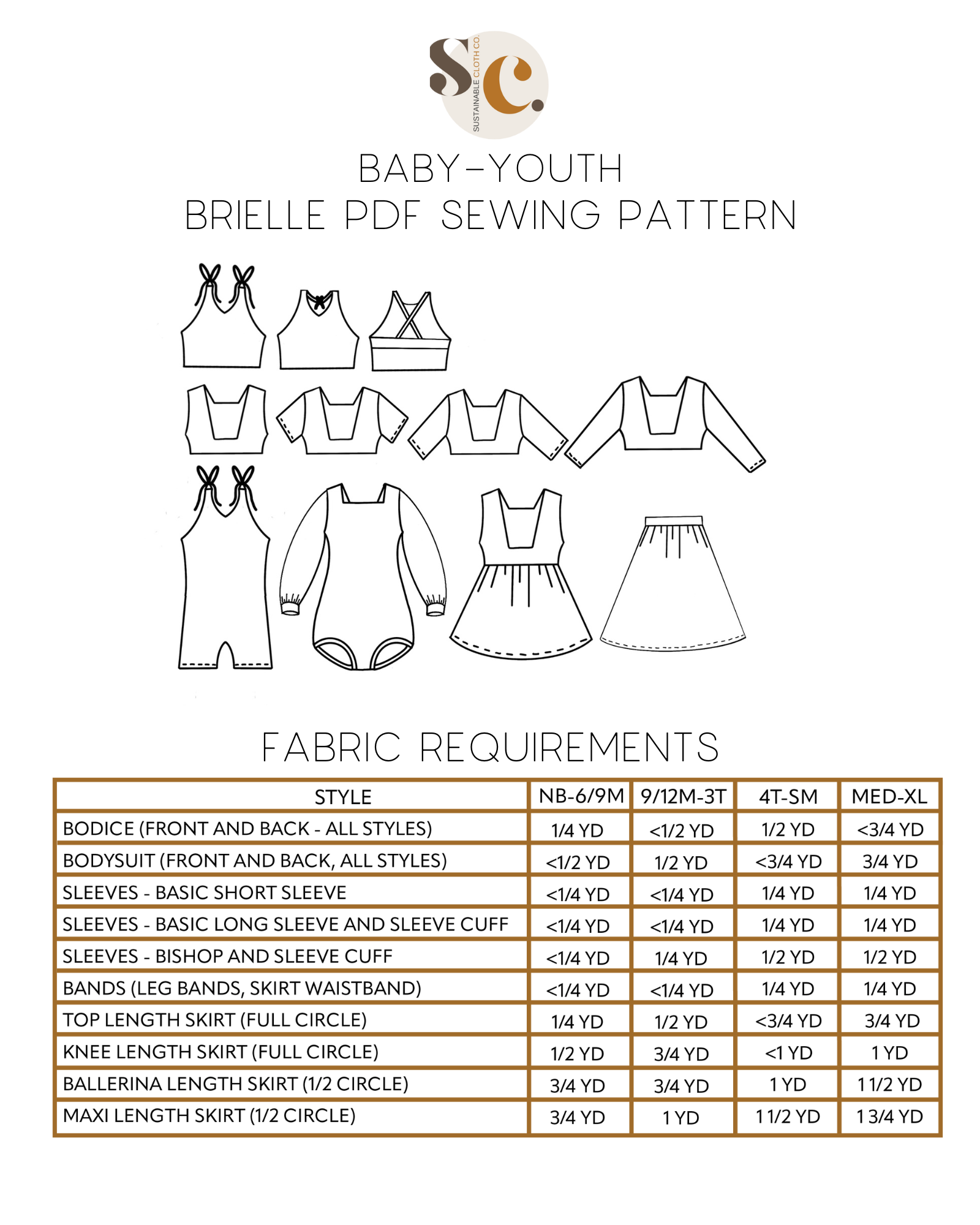 Brielle Jumpsuit Sewing Pattern (PDF)