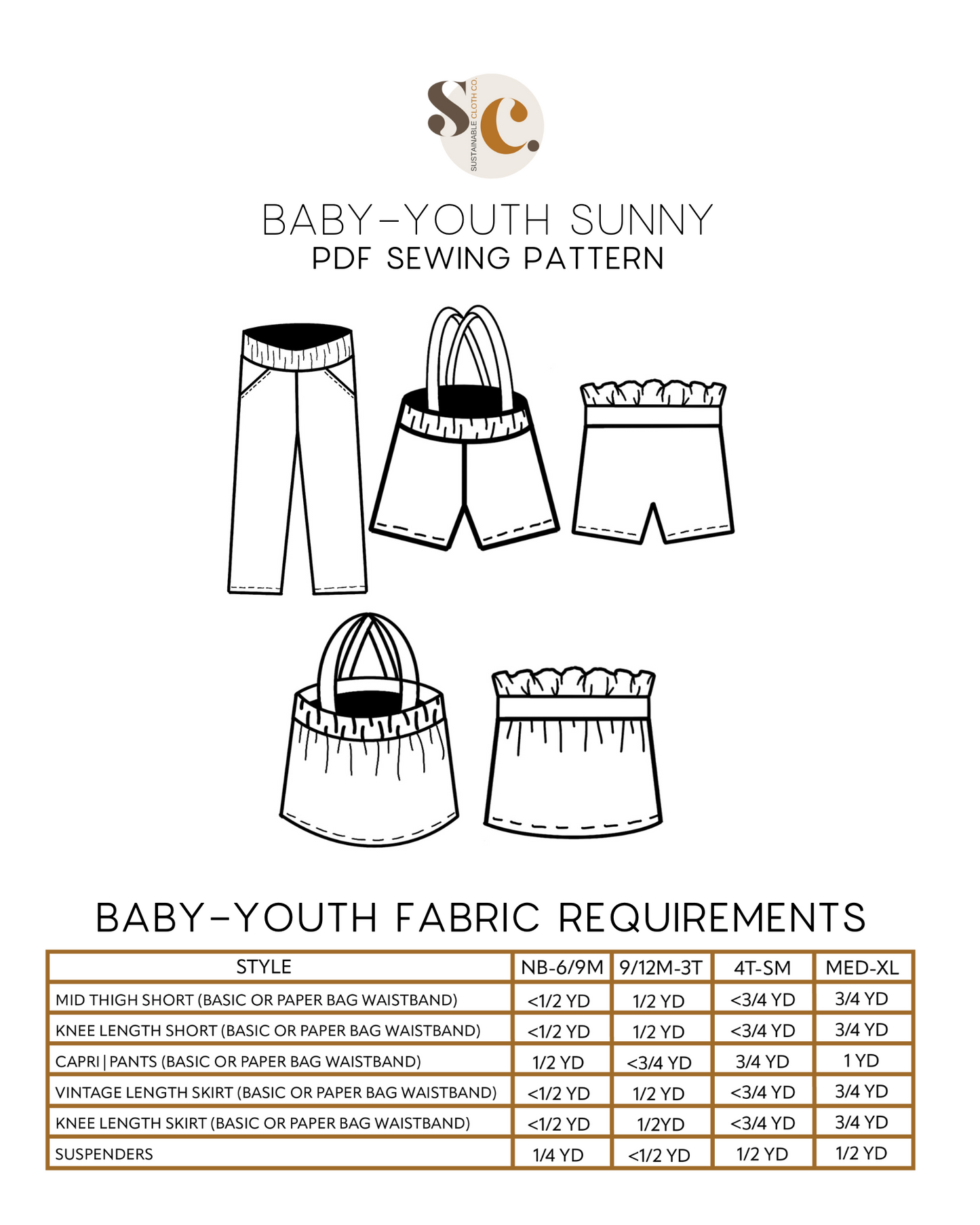 Baby-Youth Sunny Pants|Skirt